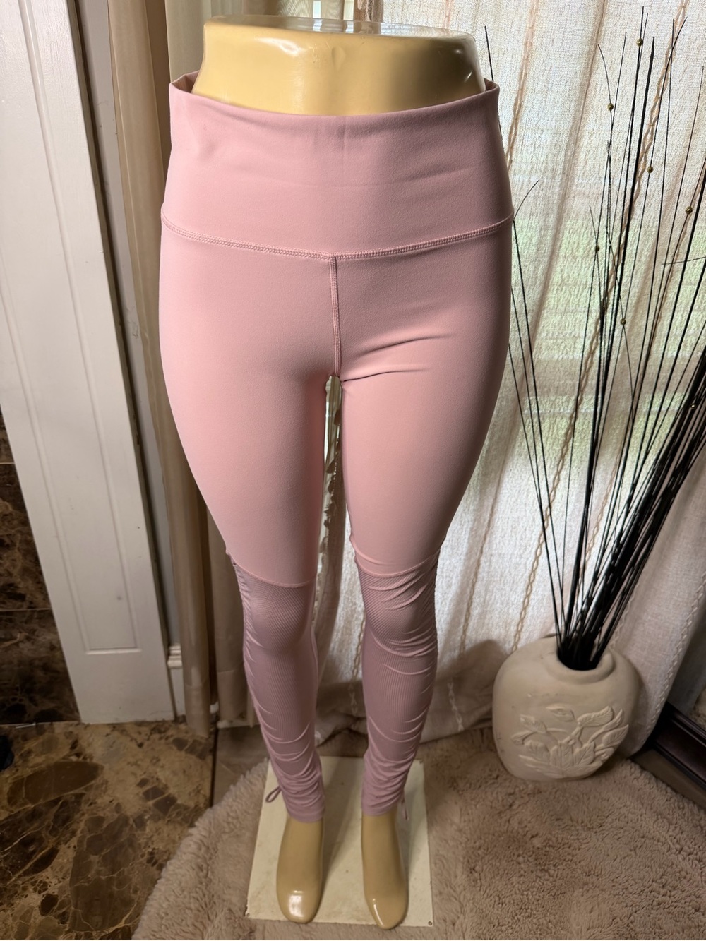 Fabletics Light Pink High-Rise Performance Leggings